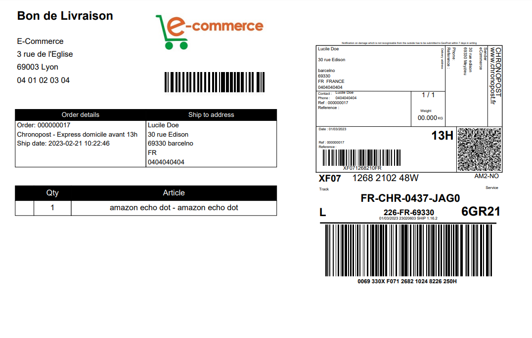 Integrated label